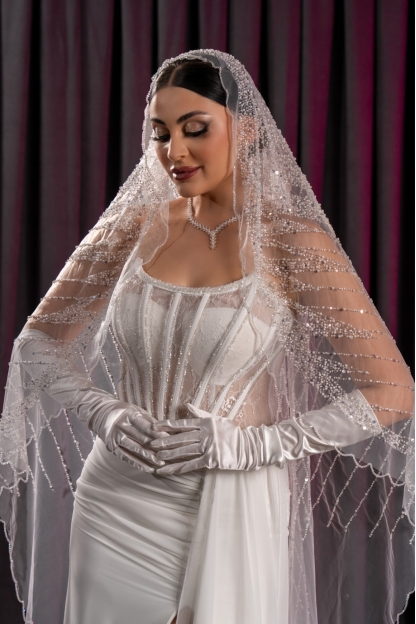 D365 DESENLİ GELİN DUVAĞI 