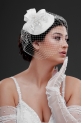 Gelin Kepi Nikah Şapkası Vualet ,EKRU-659