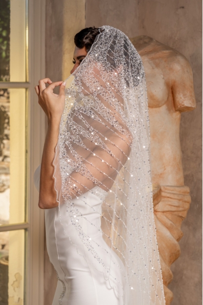 D365 DESENLİ GELİN DUVAĞI 